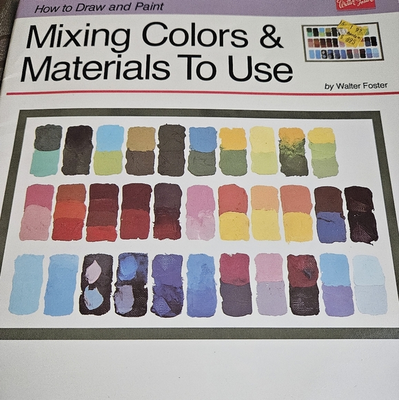 How to Draw and Paint Mixing Colors & Materials to Use Softcover Book #56 VTG - Picture 15 of 16